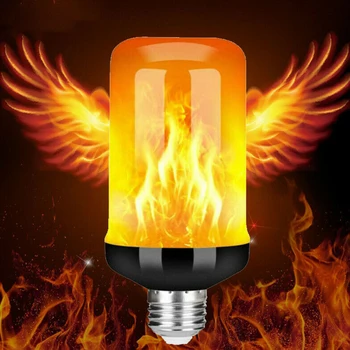 

Gravity Decor Lamp LED Dynamic flame effect light bulb Multiple mode Creative corn lamp For bar hotel Decorative lights