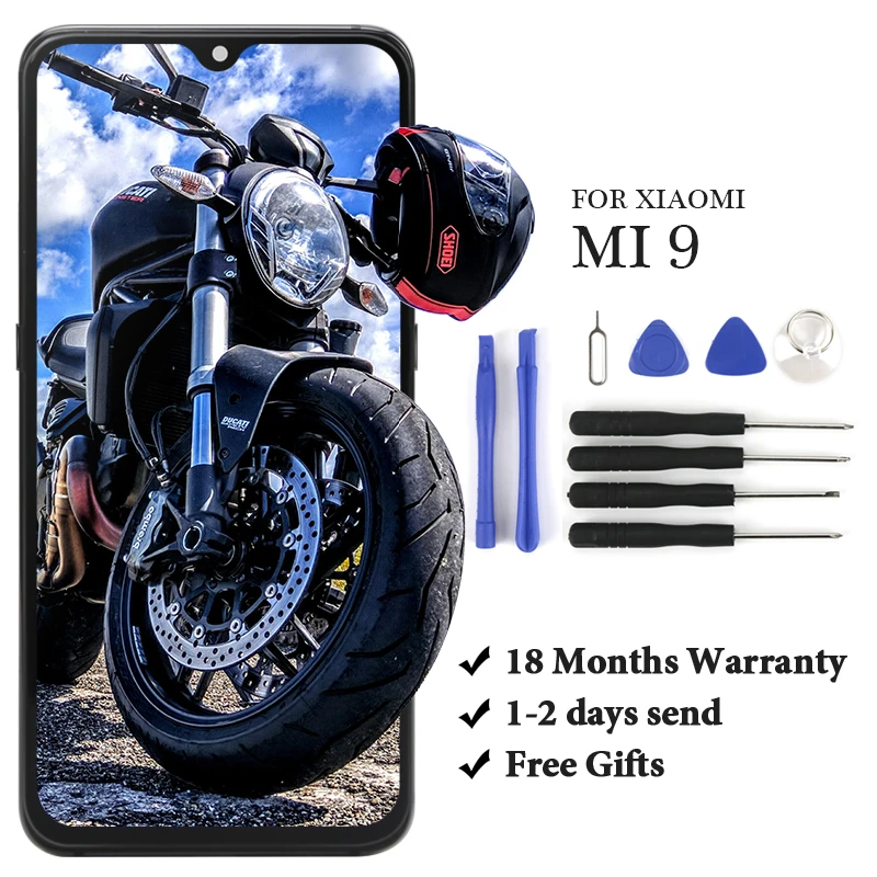 

For Xiaomi 9 LCD Display With Touch Screen Assembly Mobile Phone Replacement For Xiaomi 9 LCD With Tools