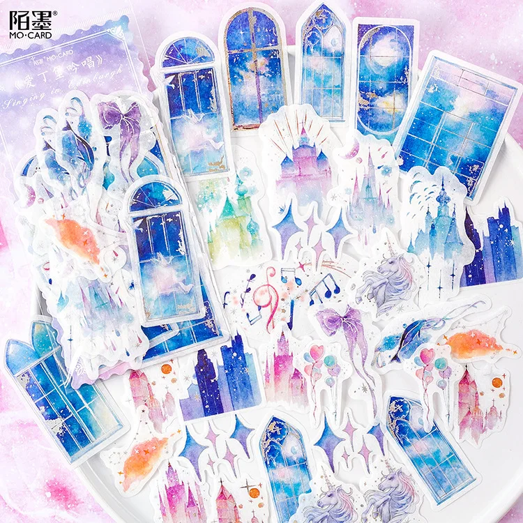 Наклейки бабочки 60 шт./лот Цветочный сезон бумага для рисования рассказаний