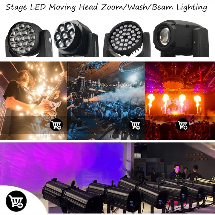 LED moving head beam light