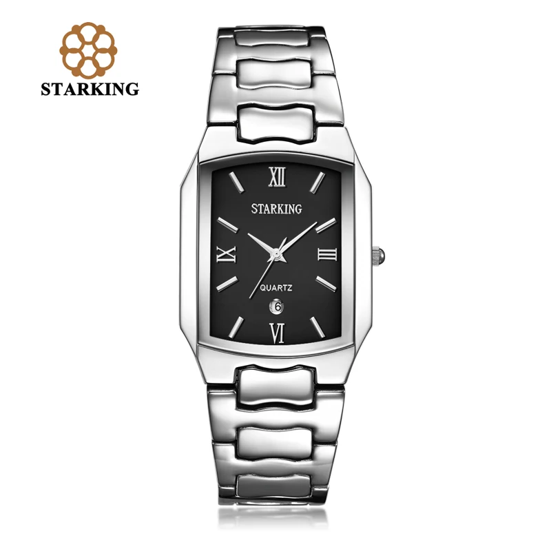 BLACK WRISTWATCH STARKING мужские японские часы кварцевые деловые мужские поступление модные повседневные часы известного бренда из нержавеющей стали BM0605 - Цвет: BLACK WRISTWATCH