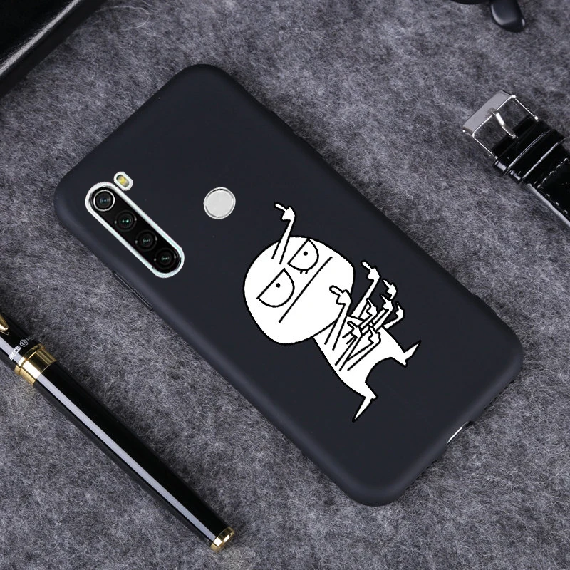 071 Lamo чехол матовый чехол для телефона Xiaomi Redmi Note 8T Мягкий силиконовый чехол для Redmi Note 8T 8 8A простой черный художественный чехол - Цвет: 071