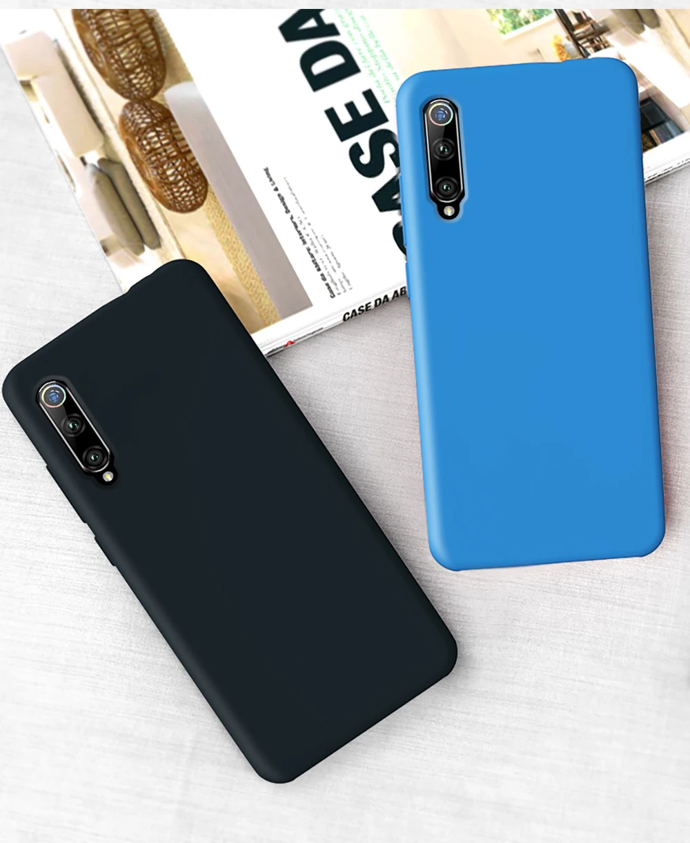 Для Xiaomi mi 9 чехол для телефона Жидкая силиконовая задняя крышка защитный чехол для Xiaomi mi 9 8 для Red mi Note 8 7 Pro защитный чехол