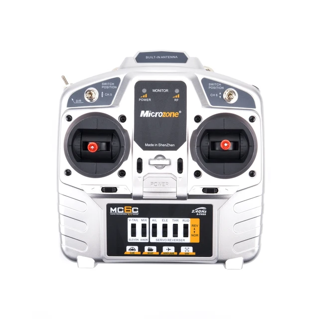 $31.68  MicroZone 2.4G 6CH MC6C Remote Controller Transmitter Receiver Radio System for RC Airplane Drone M