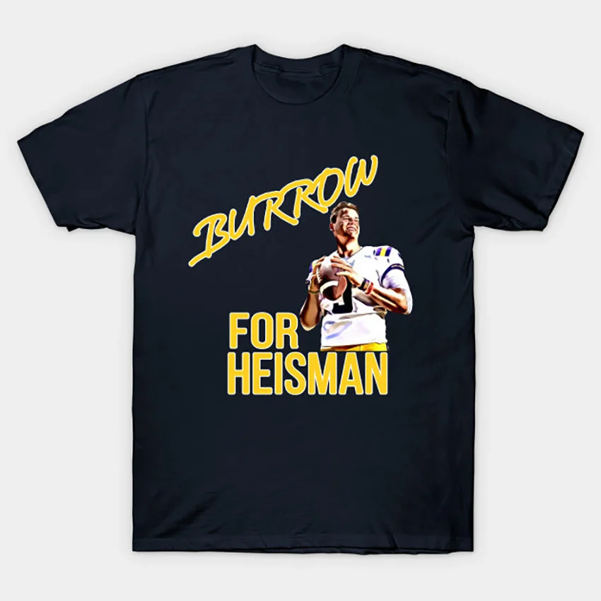 Joe Burrow for Heisman LSU футбольная Футболка-фиолетовая футболка LSU Joe Burrow For Heisman Футболка lsu joe burrow geaux tigers