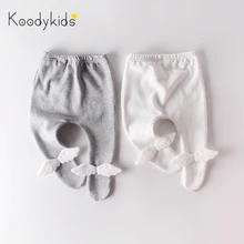 Koodykids Штанишки для малышей Зимние Детские леггинсы, трико, брюки из плотного флиса принцесса леггинсы для маленьких девочек с «крыльями ангела» детские колготки От 1 до 2 лет