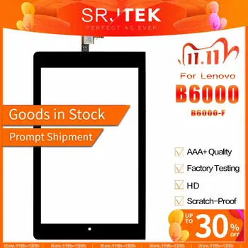 

SRJTEK Touch For Lenovo Yoga Tablet 8 B6000 B6000-F 60043 Touch Screen Digitizer Sensor Glass Panel Tablet PC Replacement Parts