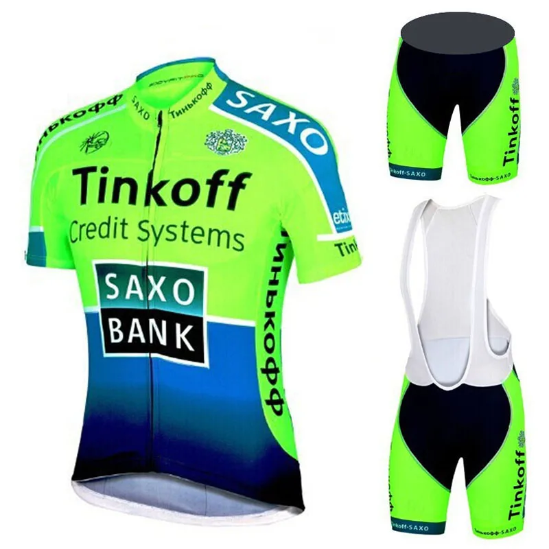 Saxo Bank Tinkoff Ropa Ciclismo/ciclo Ropa Ciclismo Спортивная одежда/bicicleta de carreras Ropa Ciclismo Джерси 9D нагрудник шорты