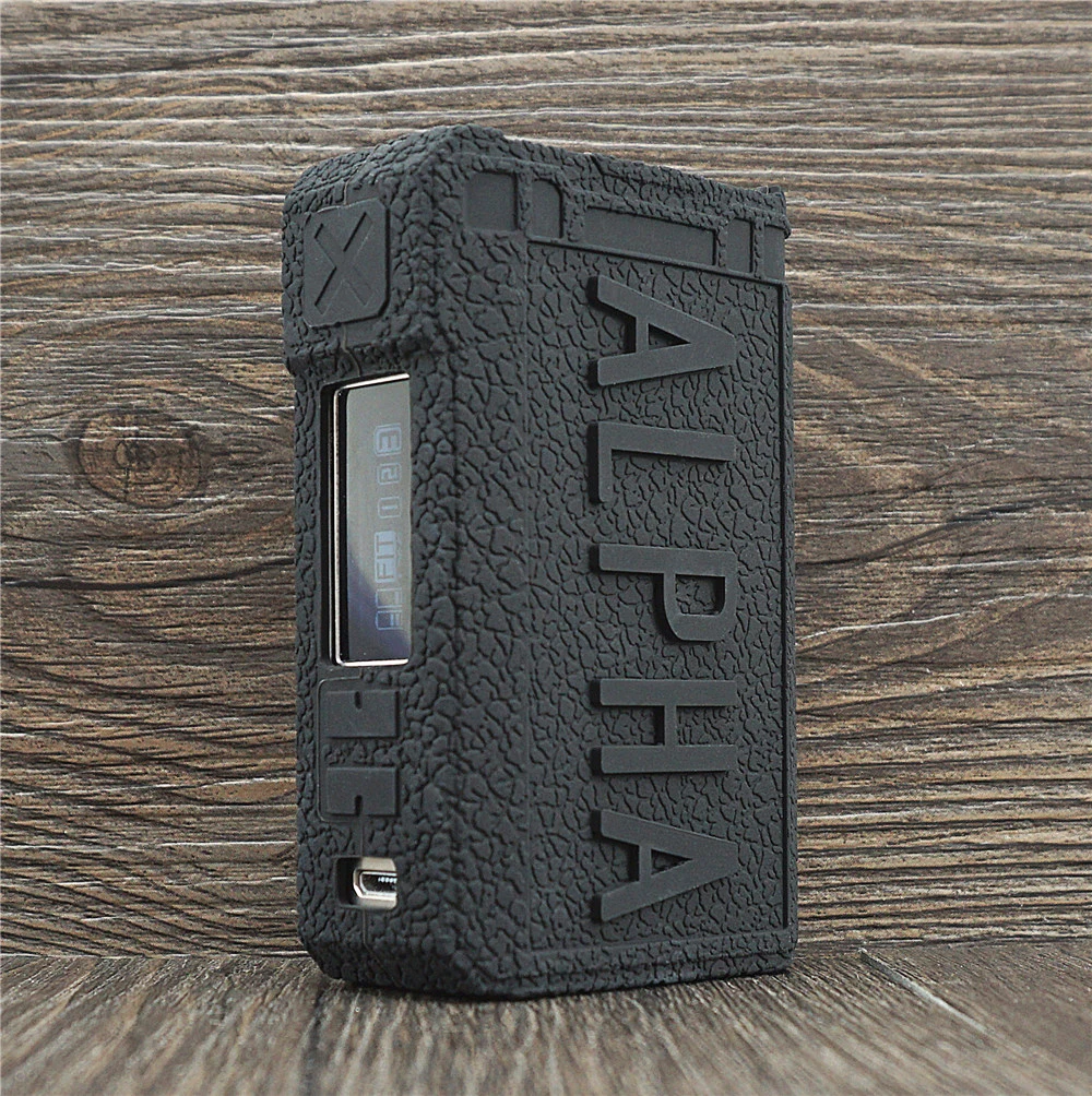 

10pcs/lot Texture Cover for VOOPOO Alpha Zip 180W TC Silicone Case 750mAh Pod Protective Rubber Sleeve Skin Shield leather Wrap