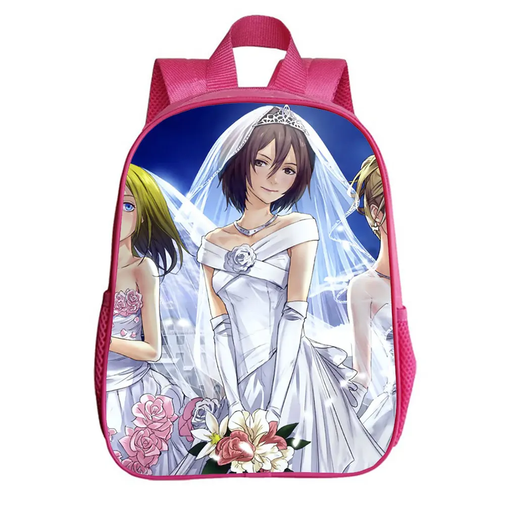 Japanese anime Anime Attack on Titan Backpack Kids 3D Cartoon Bag Kindergarten Rucksack Baby Boys Girls Knapsack Mochila