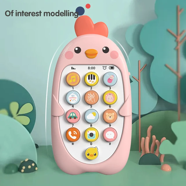 Baby Phone Toy Mobile Telephone Early Educational Learning Machine Kids Gifts Music Sound Machine Electronic Newborn Babi Toys 2