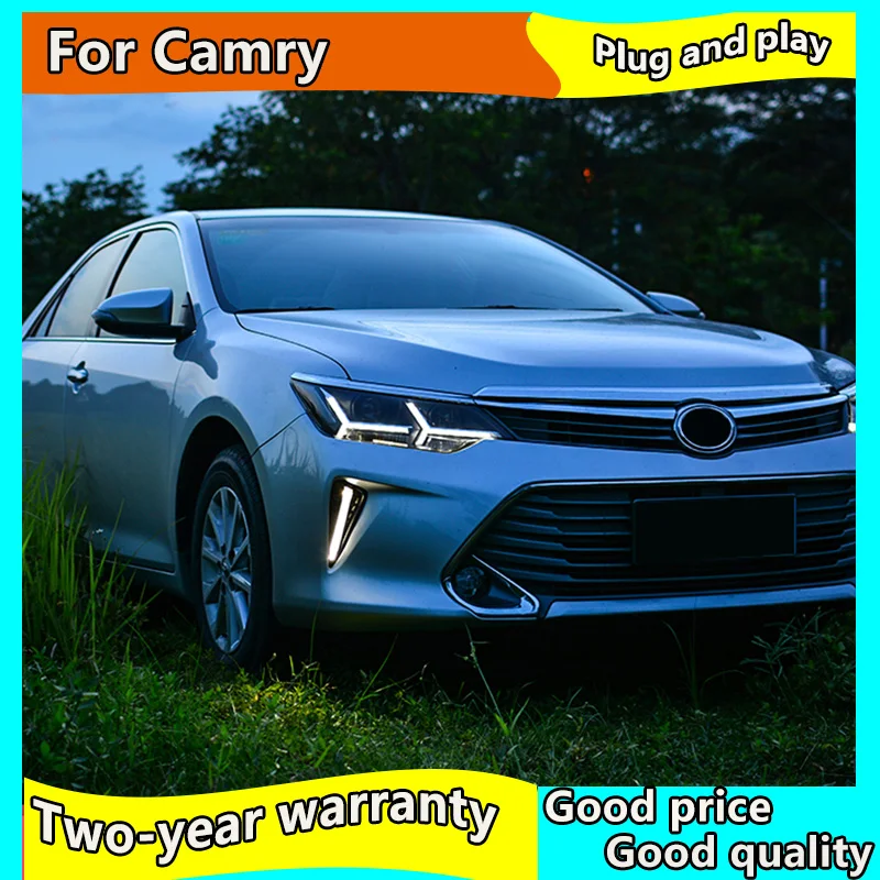 Автомобильный Стайлинг для Toyota- фара Camry светодиодная фара дальнего света Camry светодиодный DRL hid H7/D2H аксессуары для фар