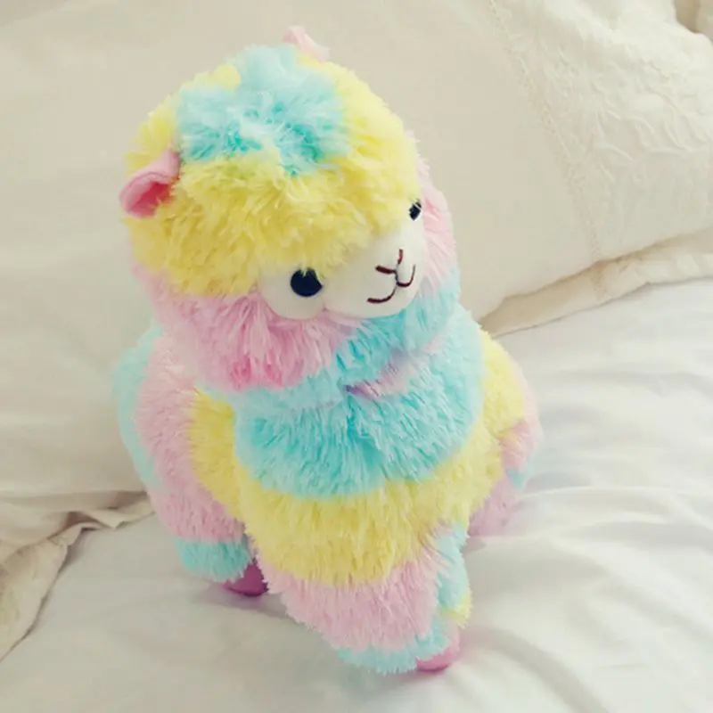 4 шт. 20 см Радуга Альпака плюшевые игрушки мягкие плюшевые Alpacasso мультфильм Животные игрушки