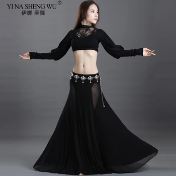 

Belly Dance Costume Sexy Practice Perforamce Set Odale Oriental Dance Top+Skirt Suit New For Women Dance Wear Bellydance Dress