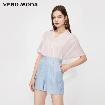 

Vero Moda Women's V-neckline Textured Fabric Chiffon Shirt | 31926X525