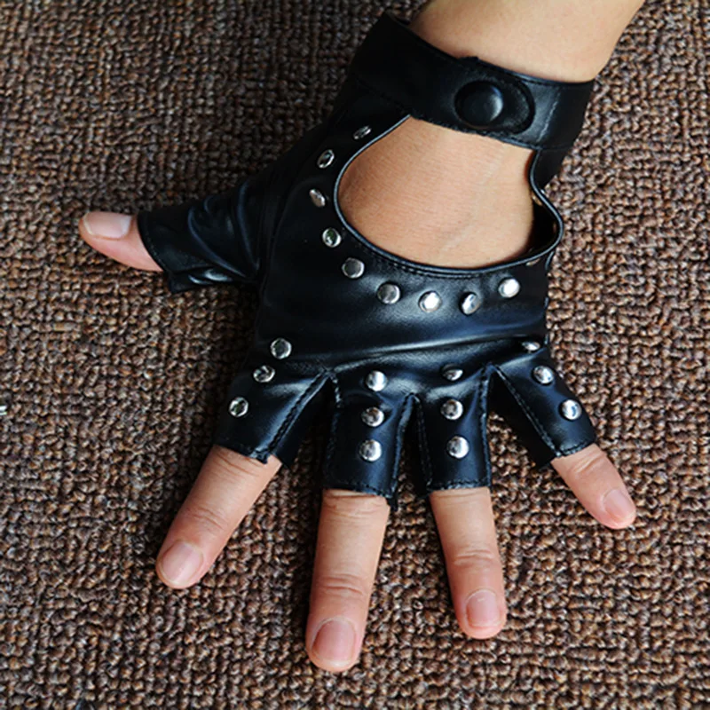 Guantes Punk sin dedos negros para Halloween, guantes de mendigo para  disfraz de Cosplay YONGSHENG 9024715299789