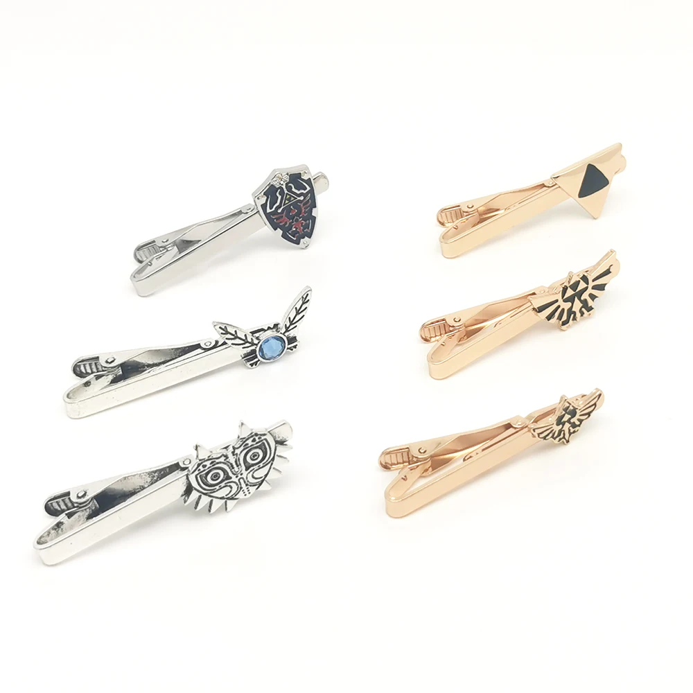 

FANTASY UNIVERSE Classic Arcade Games Tie Clips Fashion Golden wings Cute butterfly Metal Jewelry Small accessories Man Gift