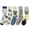 Drop Ship Crew Fashion Funny Socks Chimpanzee Pug Bull Bulldog Sloth Snail Boston Terrier Monkey Dog Puppy Animal Dropship ► Photo 2/6