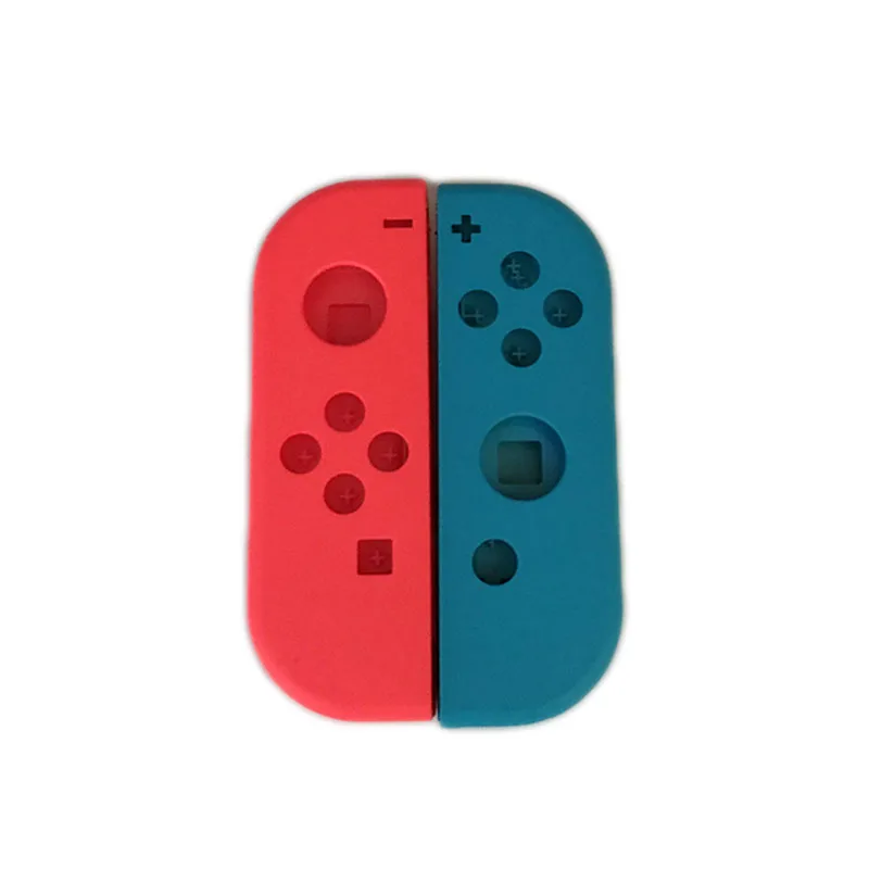 Сменный чехол-накладка для nind Switch NS Joy Con для NX JoyCons, чехол-контроллер, зеленый, розовый, белый - Цвет: red blue