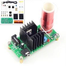 DIY круглая Катушка комплект 15 Вт Музыкальная катушка плазменный динамик беспроводная передача DC 15-24V