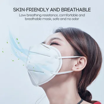 

Facial Cotton Anti Dust Face Masks KN95 Face Mask With Filters Protection Mascarilla For Adult