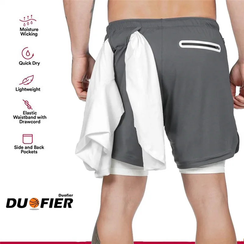 Casual Shorts Men Summer Breathable New Fashion Bodybuilding Boardshorts Male Built-in Pocket Steetwear Mens Short Trousers 2020 Casual Shorts Men Summer Breathable New Fashion Bodybuilding Boardshorts Male Built-in Pocket Steetwear Mens Short Trousers 2020