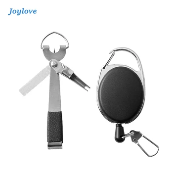 

JOYLOVE 3 In 1 Quick Knot Tool Fishing Smart Nail Knotter Line Clippers Nipper Hooks Sharpener Retractable Reel Fishing Tool