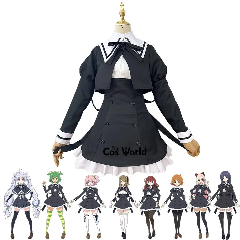 

Assault Lily Bouquet Lily Hitosuyanagi Yuyu Shirai Kaede J. Nouvelle School Uniform Dress Outfit Anime Cosplay Costumes