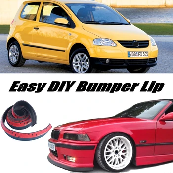 

Bumper Lip Deflector Lips For Volkswagen VW Fox / Lupo Front Spoiler Skirt For TopGear Car Tuning / Body Kit / Strip