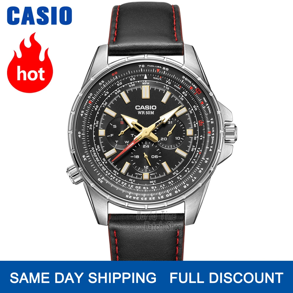 casio часы мужские летные лучший бренд класса люкс набор кварцевые 50 м