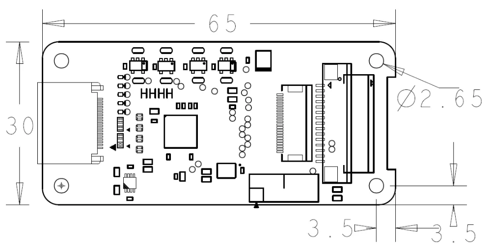 HDMI адаптер плата HDMI к CSI-2 TC358743XBG для Raspberry Pi 3B 3B+ Zero Raspberry Pi HDMI интерфейс