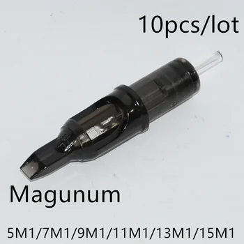 

10PCS Gray Disposable Tattoo Cartridge Needles For Semi-Permanent Makeup Eyebrow Tattoo Pen Machine Supply 5/7/9/11/13/15M1