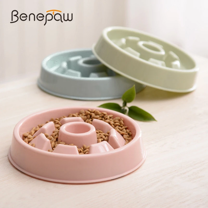 

Прочная миска для кормления собак Benepaw, Нетоксичная, нескользящая, противоскользящая, корм для щенков, корм для домашних животных, предотвращает удушье, можно мыть в посудомоечной машине
