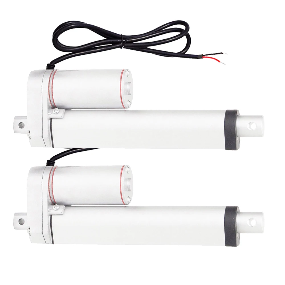 Details about   US 8"-18" Inch Silver Linear Actuator 12V Volt DC Motor 1000N 220 Pound Max Lift 