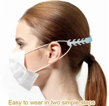 

Fashion Mask Companion Accessory Hook Pp Adjustable Earband Style Variable Head Extension Buckle Ear Protector