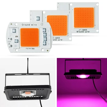 

AC 220V 110V 15W 20W 30W 50W Full Spectrum LED COB Grow Light Chip for Plant for Indoor Flower Plant Seedling Grow Lamp Source