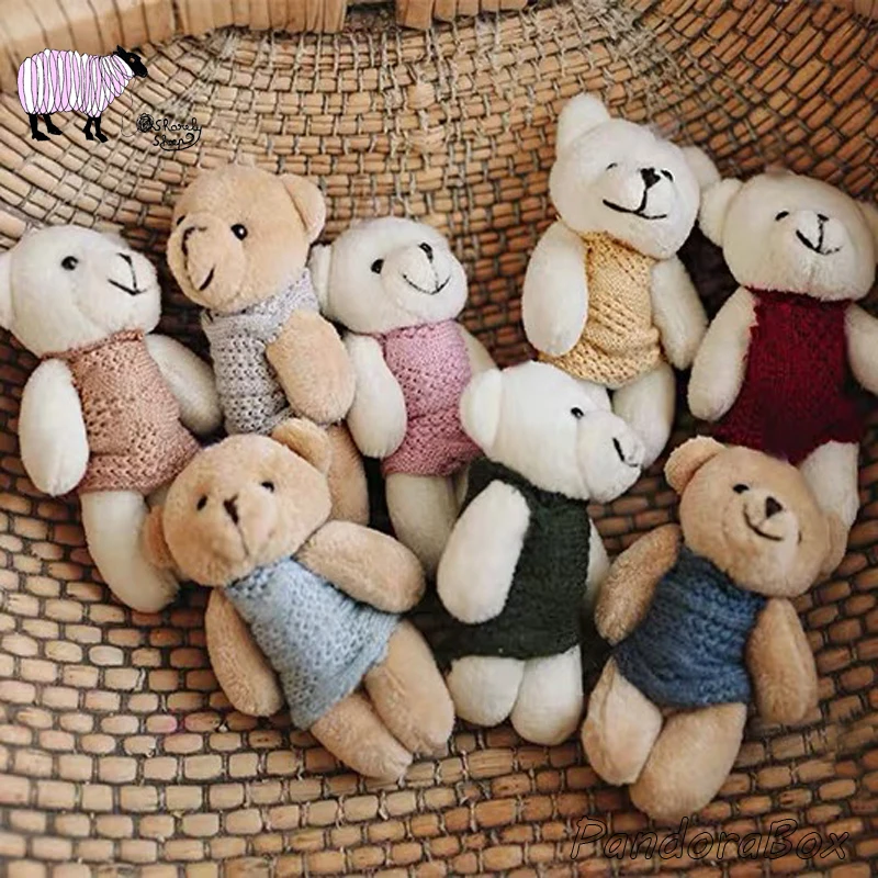 Baby Boy Girl Photo Shoot Studio Clothes Newborn Photography Props Baby Shooting Rompers+Hat+Doll Set fotografia Accessories