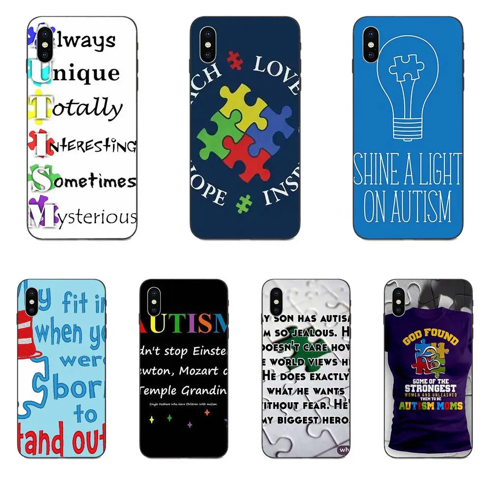 

Autism Awareness For Huawei nova 2 2S 3i 4 4e 5i Y3 Y5 II Y6 Y7 Y9 Lite Plus Prime Pro 2017 2018 2019 Soft Cover