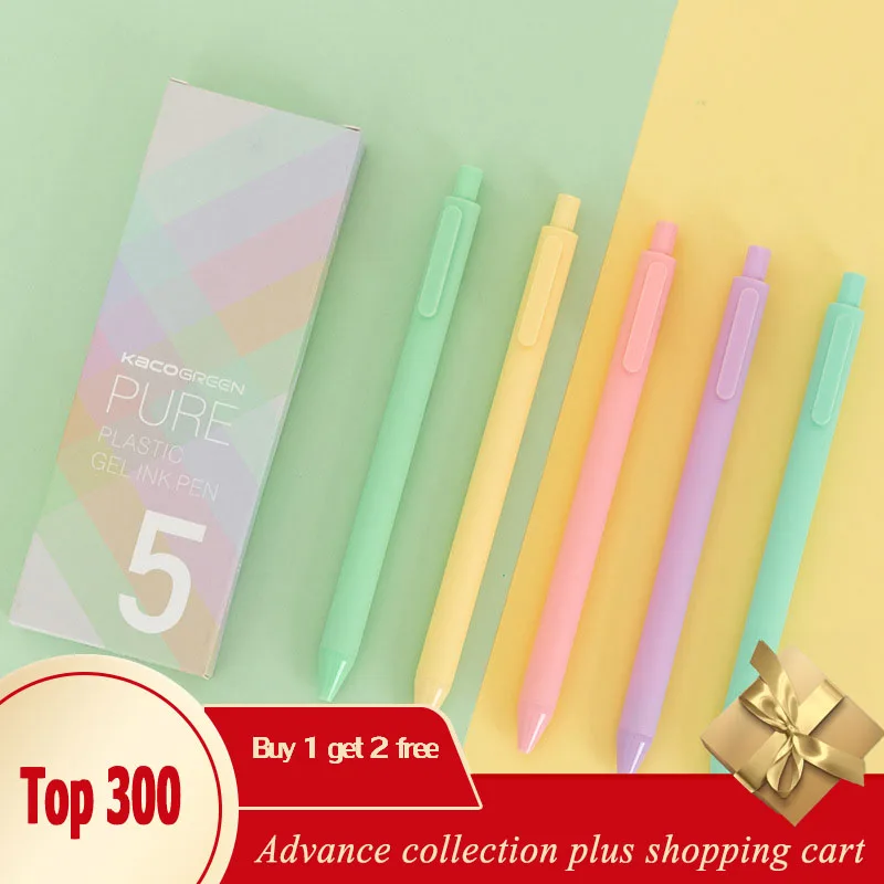 

Caneta kawaii jel kalem cute pen set 0.5MM freebies biuro korean stationery supplies things for school ofertas con envio gratis