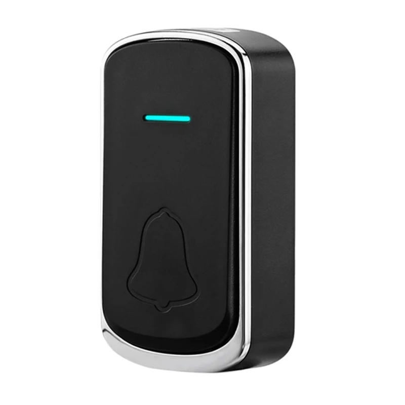 Smart Wireless Doorbell Waterproof Remote Wireless Doorbell Electronic Remote Control Doorbell Machine(EU PLUG