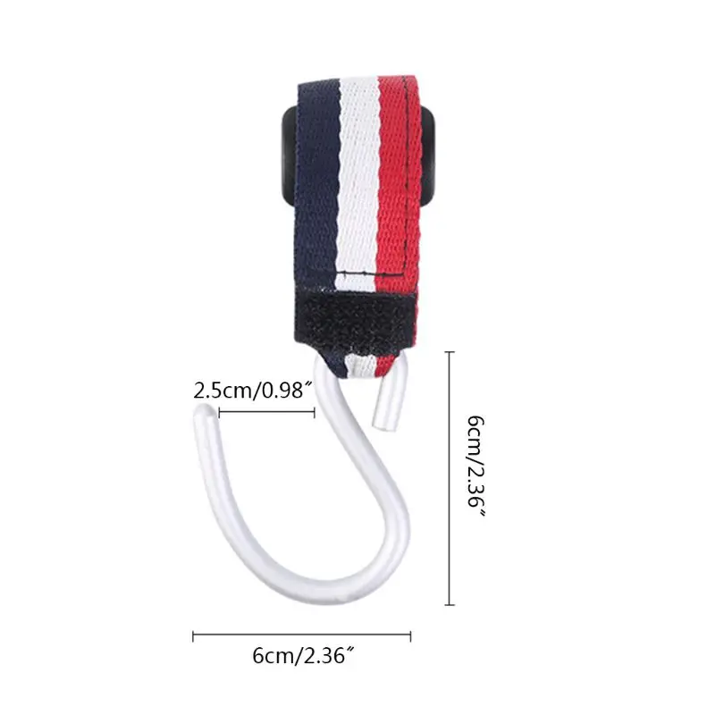 2 Pcs/Set Baby Buggy Stroller Hooks Pushchair Carriage Bag Hanger Clip Organizer P31B