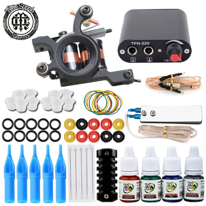 

Manufacturers Direct Selling Tattoo Kit Tool Bag Large Configuration Full Set Tattoo Equipment Dual Pigment Tattoo Machine Set