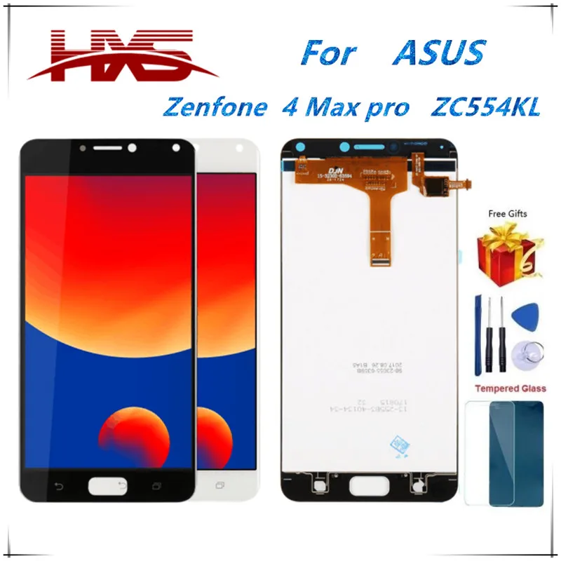 Высокое качество Протестировано на ремонт Asus Zenfone 4 Max Pro ZC554KL lcd сенсорный экран