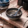XINCHEN Kitchen 300ml  Japanese ceramic rice bowl Ramen bowl salad Noodle soup bowl Restaurant kitchen tableware Home Decoration 2