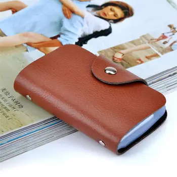 

women money clip Multi-card Bag Case Solid Color Imitation Leather Card Package card wallet mens coin purse