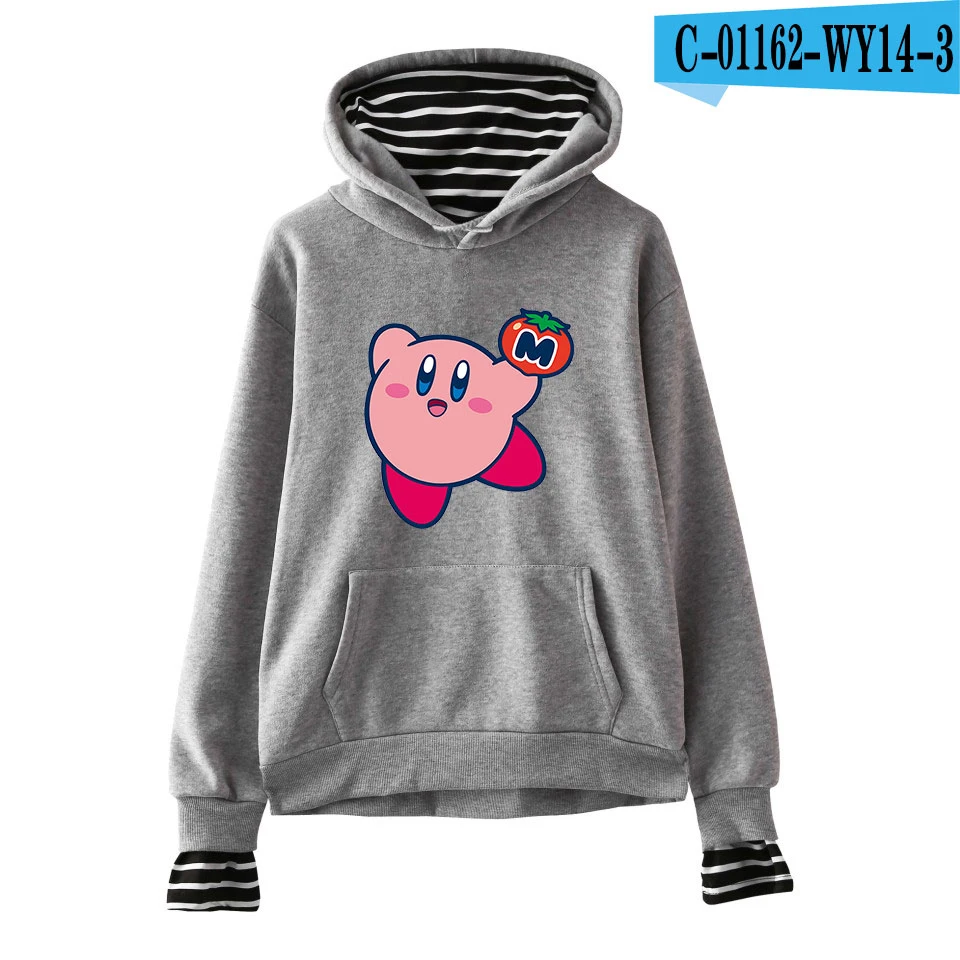 WY14 Kirby серия милые поддельные толстовки из двух частей толстовка горячая Распродажа модные повседневные женские/мужские толстовки Kpops Harajuku толстовки - Цвет: WY14