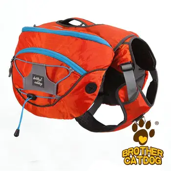 

Waterproof Big Dog Collar Akita Shepherd Golden Retriever Medium Large Animal Walk Vest With Snack Bag Wholesale Pet Shop Goods