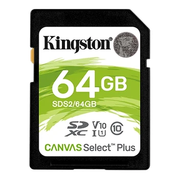 

SDHC Class10 Kingston flash card, Canvas Select 100R CL10 UHS-I