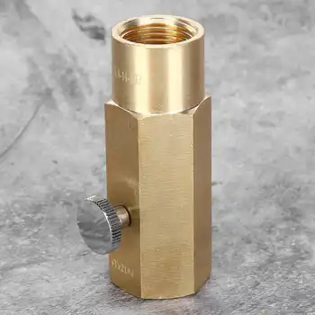 

Carbon Dioxide Inflation Valve Connector CO2 Connector Brass Connector for Large Co2 Tanks Co2 Tank