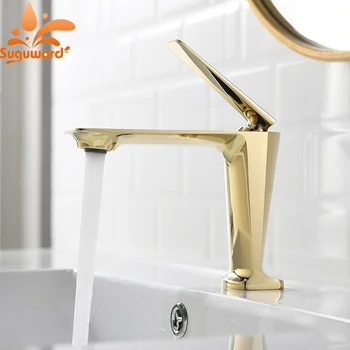 

Bathroom Basin Sink Faucet Hot Cold Mixer Crane Tap Deck Mount One Hole New Design Modern faucets